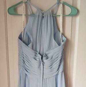 Azazie sky blue bridesmaid dress